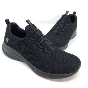 Skechers Sneakers Womens 11 Charlize 2.0 Black S Sport Slip On Knit Memory Foam